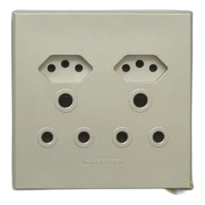 Major-Tech Veti 3 3V24T 4X4 SA+Slimline Double Socket, Titanium
