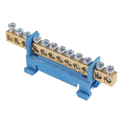 Mce Km13/N-12 12 Way Din Rail Neutral Bar
