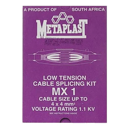 Metaplast MX1 Cable Splicing Kit, 4MM-15MM