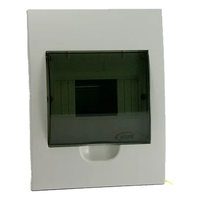 Nur 6 Way PVC Flush Mount DIN Rail DB Board