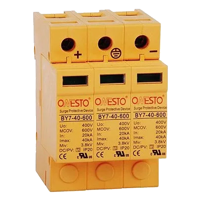 Onesto BY7-60/3-600DC 3 Pole 60kA 600VDC Surge Protector