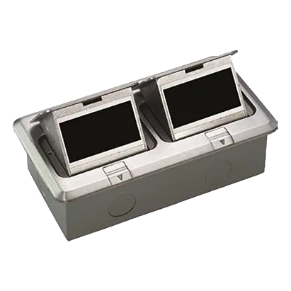 Onesto FB-SPU-12L Aluminium 6 Module Floor Socket