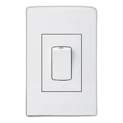 Onesto Matrix 2X4 30Amp 2 Pole Isolator, White