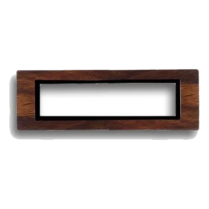 Onesto Matrix 8 Way Cluster Wall Box, Wood & Black
