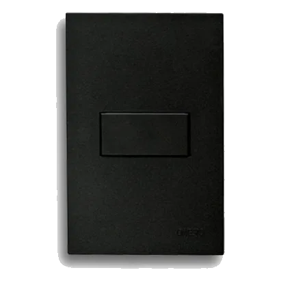 Onesto Matrix BK-MXB-2001 2X4 Blank Cover Plate, Black