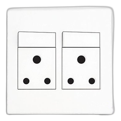 Onesto Matrix Mxp-4002 Double Socket – White