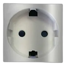 Onesto Matrix T-MXM-S001RSA Unswitched Schuko Socket Module, Titanium