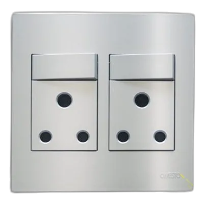 Onesto Matrix T-MXP-4002 Double Socket, Titanium