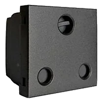 Onesto Matrix Unswitched Socket Module, Black