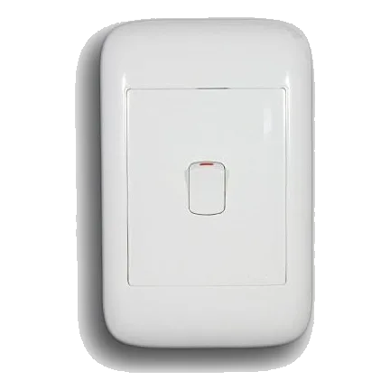 Onesto Oracle 2X4 ON2012 1 Lever 2 Way Switch, White