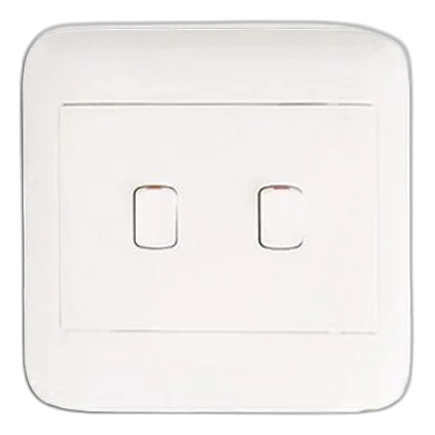 Onesto Oracle ON4021 4X4 2 Lever 1 Way Switch, White