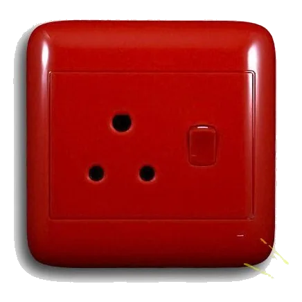 Onesto Oracle ONPD401 Single Dedicated Socket, Red