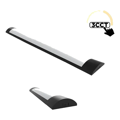 Pioled Mamba 5ft 55W IP33 CCT Slim Linear LED – Black