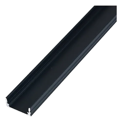 Pioled SLIM27 Surface LED Strip Profile – Black