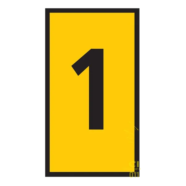 Pre-Termination Cable Markers Ovalgrip Yellow 1