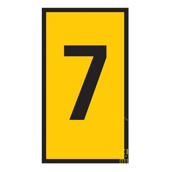 Pre-Termination Cable Markers Ovalgrip Yellow 7