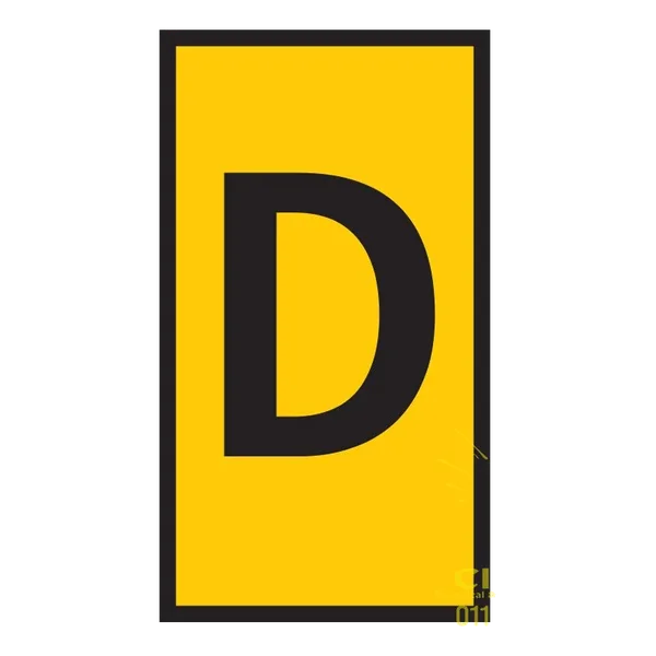 Pre-Termination Cable Markers Ovalgrip Yellow D