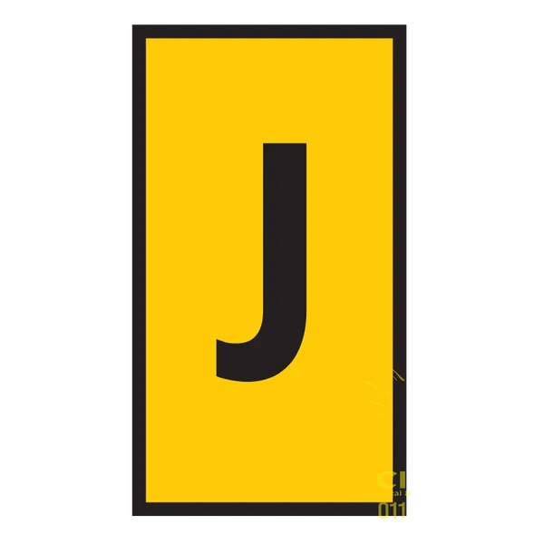 Pre-Termination Cable Markers Ovalgrip Yellow J