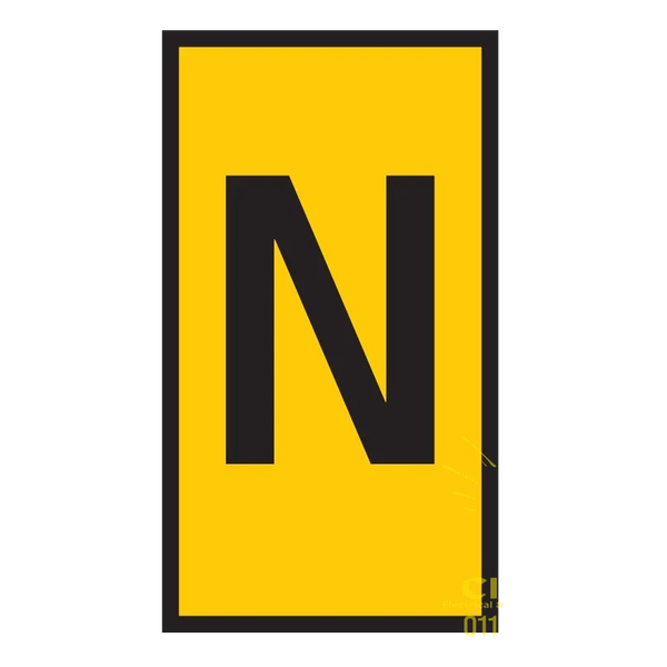 Pre-Termination Cable Markers Ovalgrip Yellow N