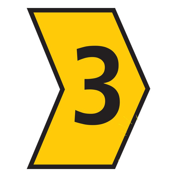 Pre-Termination Cable Markers Yellow 3