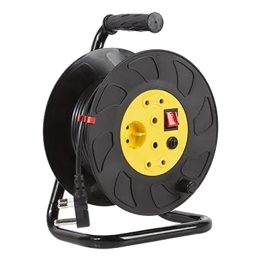 Radiant Ext Reel Plastic 2X10A 1XSHUKO