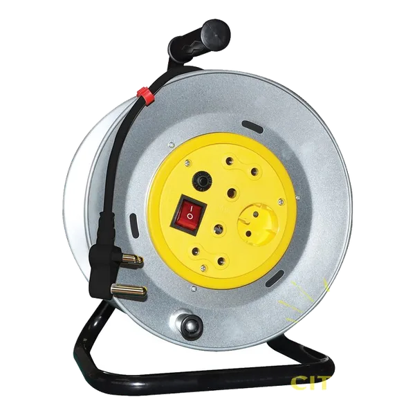 Radiant Ext Reel Steel 2X10A 1XSHUKO