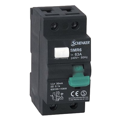 Schenker Smr6-263 2 Pole 63Amp Earth Leakage