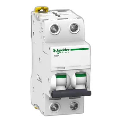 Schneider Acti9 A9F75232 2 Pole 10kA 32Amp D-Curve Circuit Breaker