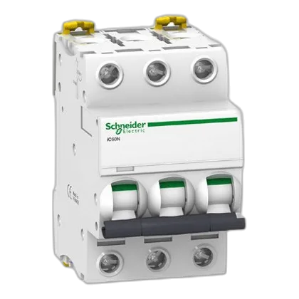 Schneider Acti9 A9F75350 3 Pole 10kA 50Amp D-Curve Circuit Breaker
