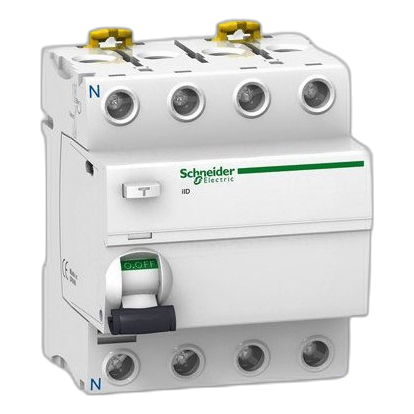 Schneider Acti9 A9R44463 4 Pole 6Ka 63Amp 300Ma Earth Leakage