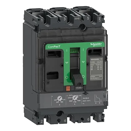 Schneider Compact NSX Micrologic 2.2 50kA 250Amp 3 Pole Circuit Breaker