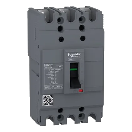 Schneider Easypact Ezc 100Amp 3 Pole Circuit Breaker
