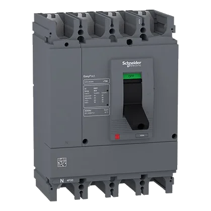 Schneider Easypact Ezc 350Amp 4 Pole Circuit Breaker