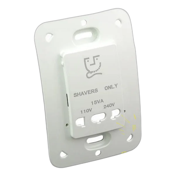 Shaver Socket – White