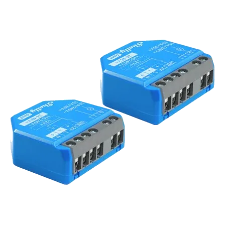 Shelly 1 GEN4 Smart Switch – 2 Pack