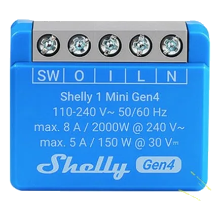 Shelly 1 Mini GEN4 Smart Switch