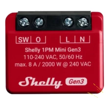 Shelly 1PM Mini Gen 3 Smart Switch
