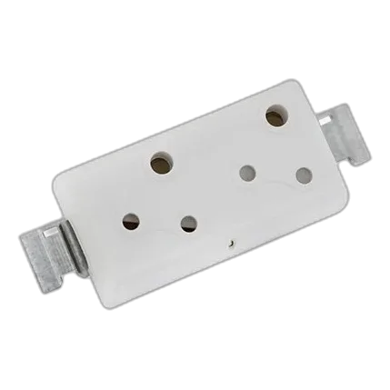 Socket Luminaire Duo Surface 6Amp