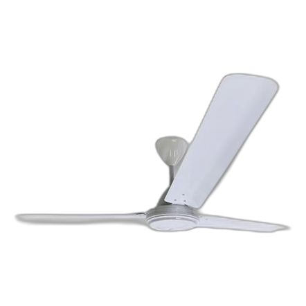 Solent High Breeze White Aluminium Ceiling Fan + Controller