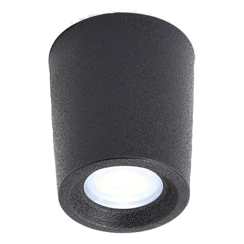 Spazio 1A9.000.000.Axz1R Livia 60 Black Wall/Ceiling Light