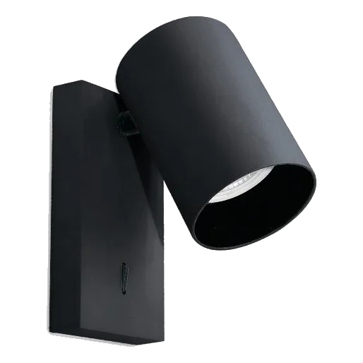 Spazio 246610.30 Lone Reading Black Wall Light