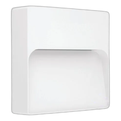 Spazio 4495.3.30.31 Intake Square 3000K White Downface Wall Light