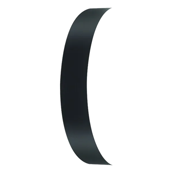 Spazio 4503.0130 Modena Round Ctc Black Bulkhead