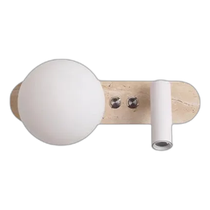 Spazio 5243.3 Bellagio Travertino Marble LED Wall Light