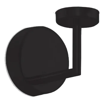 Spazio 5277.30 Pearl Black & Opal Wall Light