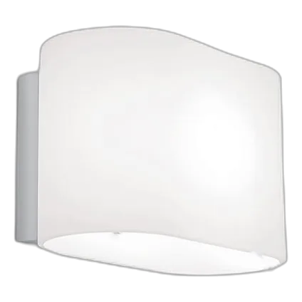 Spazio 5279 Ice Chrome & Opal Wall Light