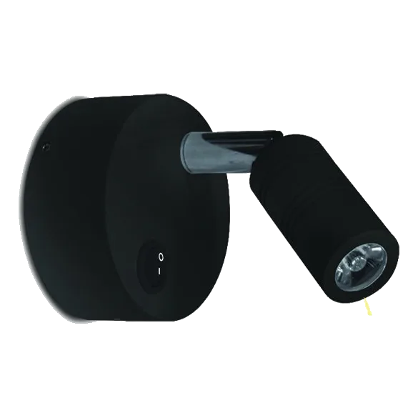 Spazio 8283/3030 Nora Compact Black Wall Light