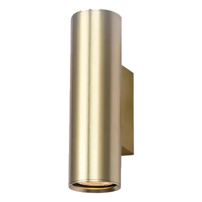 Spazio 8928.2.10 Cylindro 2 Light Gold Wall Light