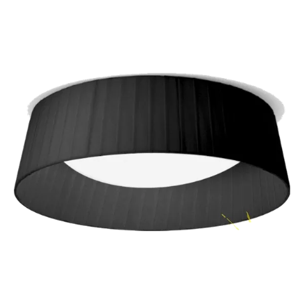 Spazio 8951.1.30 Milano Black Ceiling Light