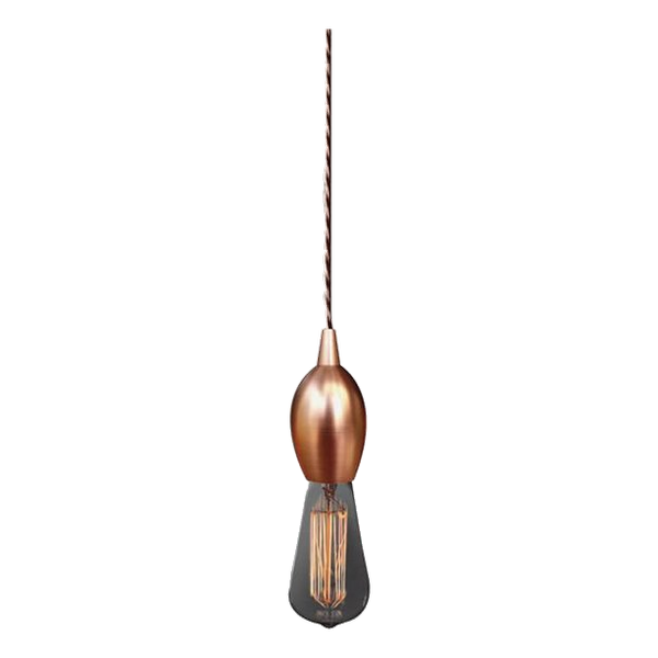 Spazio Dito 2 pendant red bronze E27